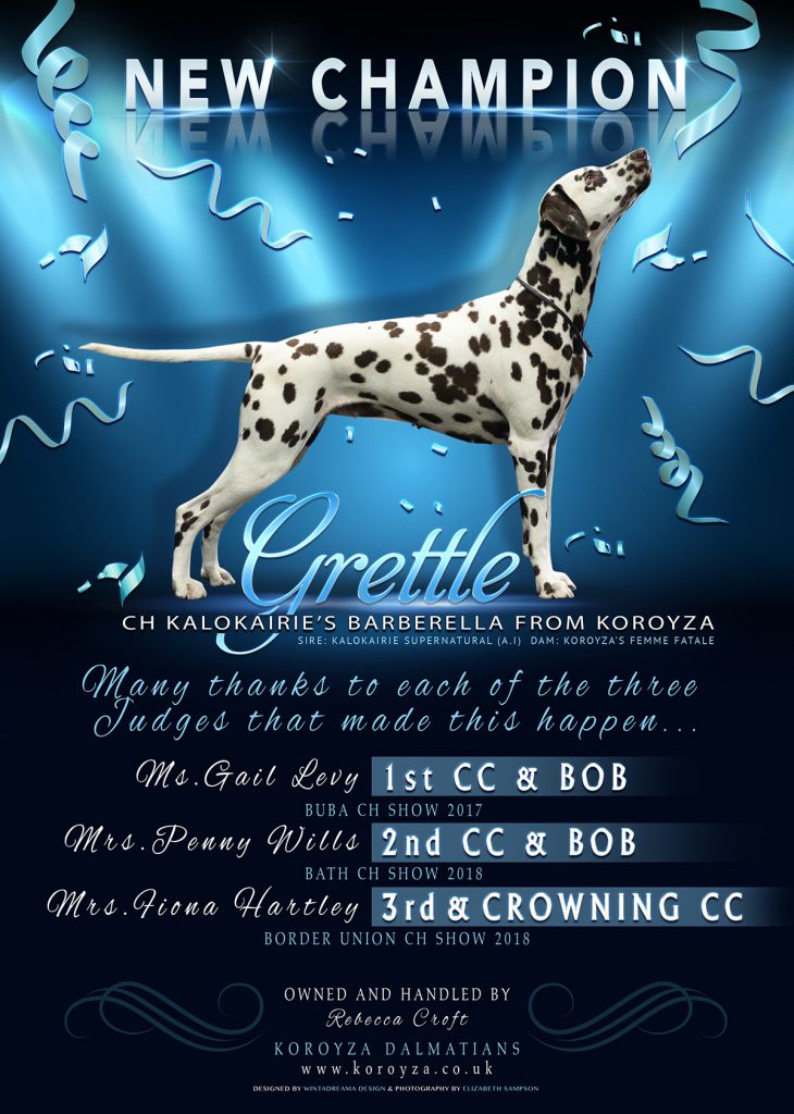 Koroyza Dog Show Awards